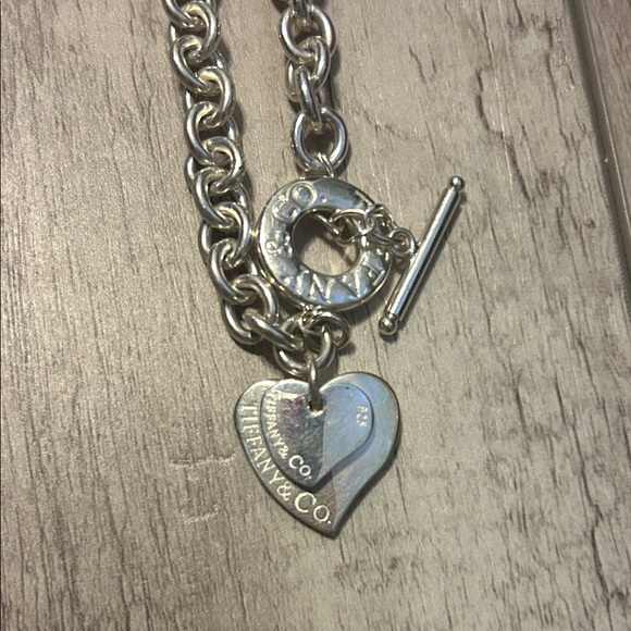 Tiffany & Co. Sterling Silver Heart Chain Necklace - Picture 4 of 7
